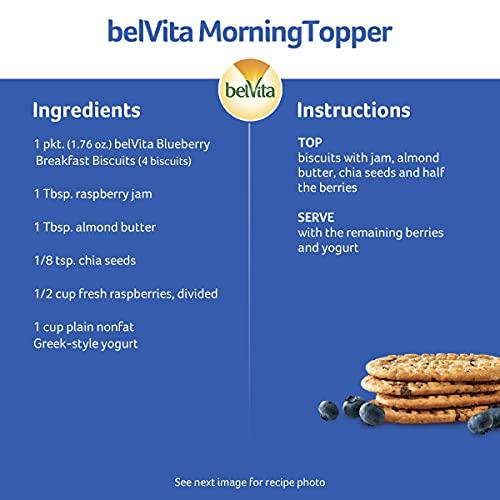 Belvita belVita Blueberry Breakfast Biscuits, 8 Packs (4 Biscuits Per Pack)