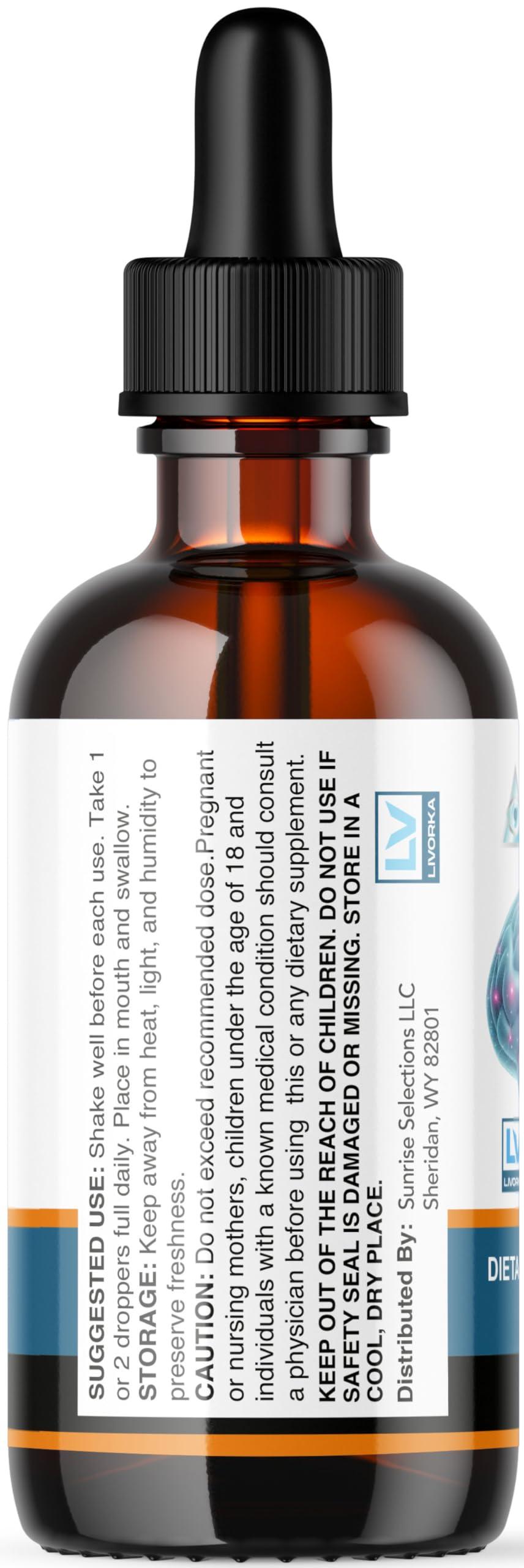 LIVORKA (3 Pack) Pineal Guardian Liquid Drops, Pineal Guardian Drops, Pineal Guardian, Pineal Guardian Liquid, Pineal Guardian Memory, Pineal Guardian Drops Advanced Formula 3 Bottles for 90 Days