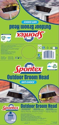 Spontex Spontex Outdoor Mop Head Compatible with All Handles Dual Action Ultra Resistant Fibres Anti-Shock Edges 1 Unit