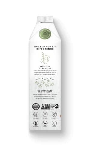 Elmhurst Elmhurst 1925 Barista Edition Pistachio Milk, Plant-Based, Vegan, 32 Ounce (Pack of 6)