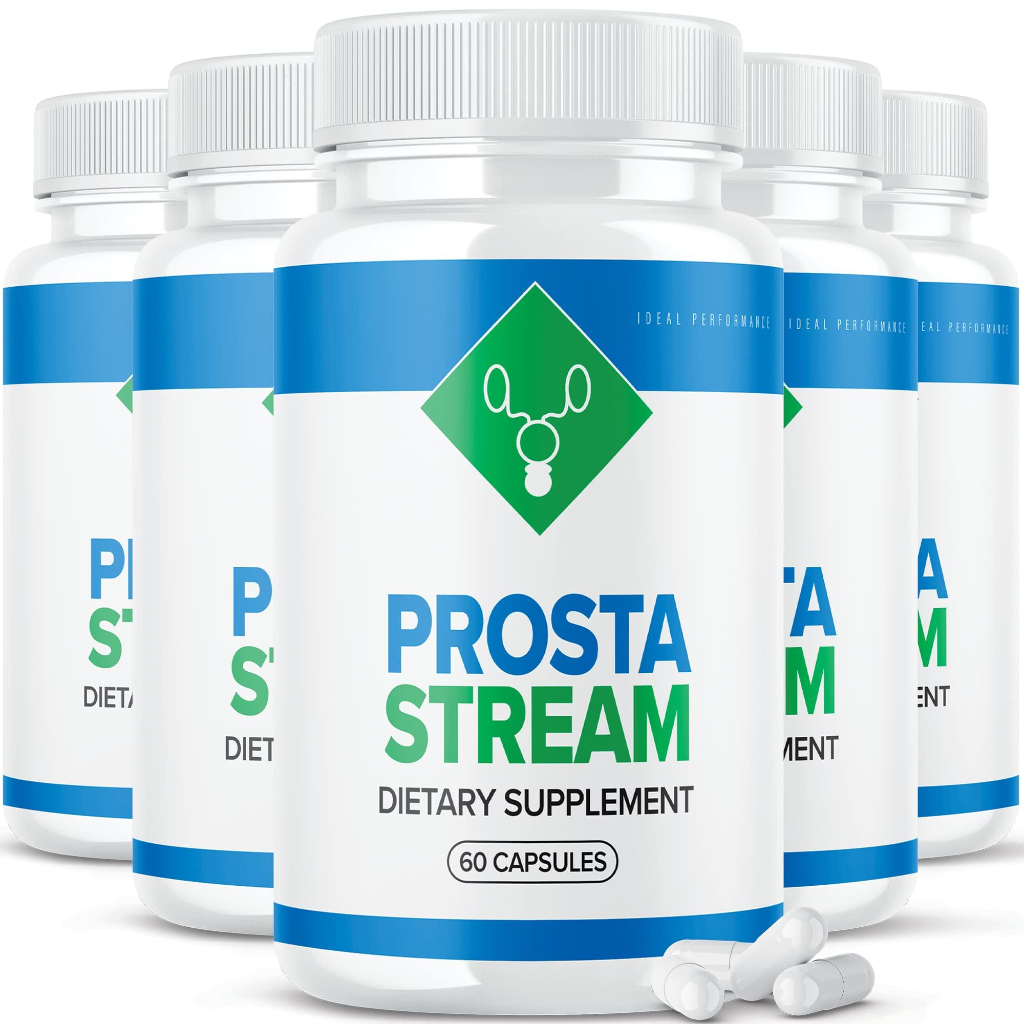IDEAL PERFORMANCE IDEAL PERFORMANCE (5 Pack) Prosta Stream Prostate Supplement Prostastream Pills (300 Capsules)