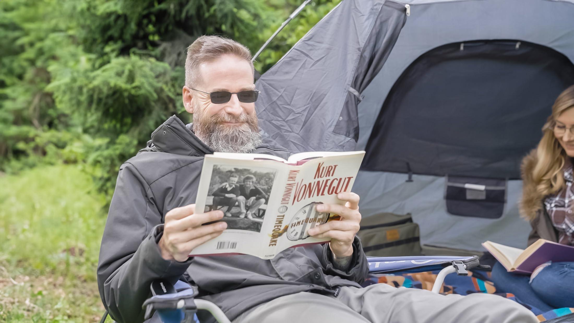 ThinOptics ThinOptics Reading Sunglasses Glasses, Rectangular/Black, 60mm + 1