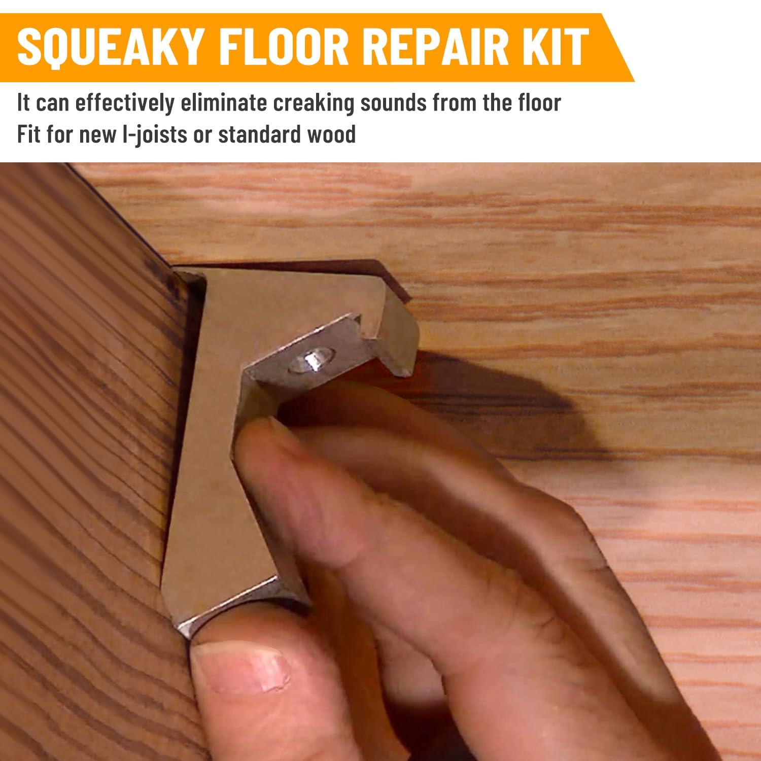 Venussar Venussar Squeaky Floor Repair Kit - Pack of 12 Aluminum Alloy Floor Repair Tool, Wood Floor Repair Kit for Eliminating Squeaky Floor Sounds