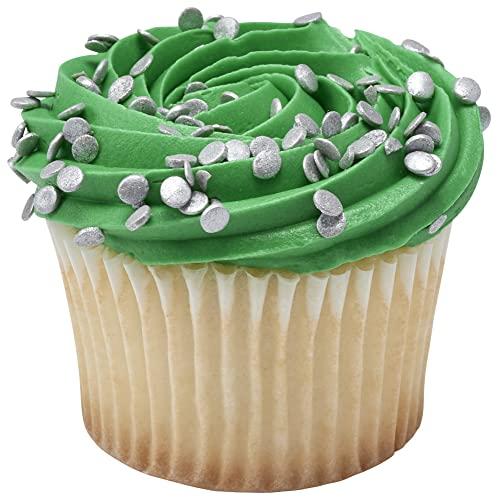 DecoPac DECOPAC Confetti Silver Quins Sprinkles, 1.21 lb