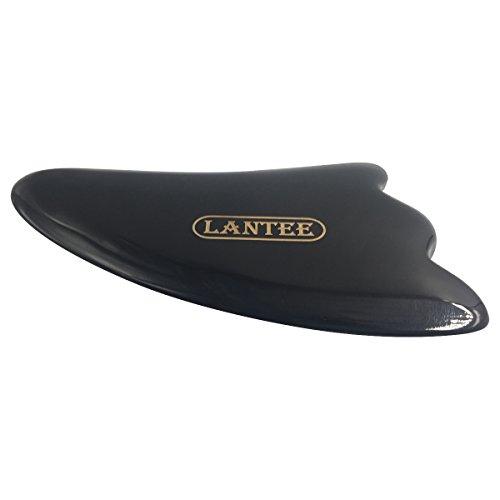 Lantee Lantee Chinese Gua Sha Scraping Massage Tools Kit, Hand Made Buffalo Horn Guasha Scraper Board for Facial/Ankle/Neck/Muscle Scraping