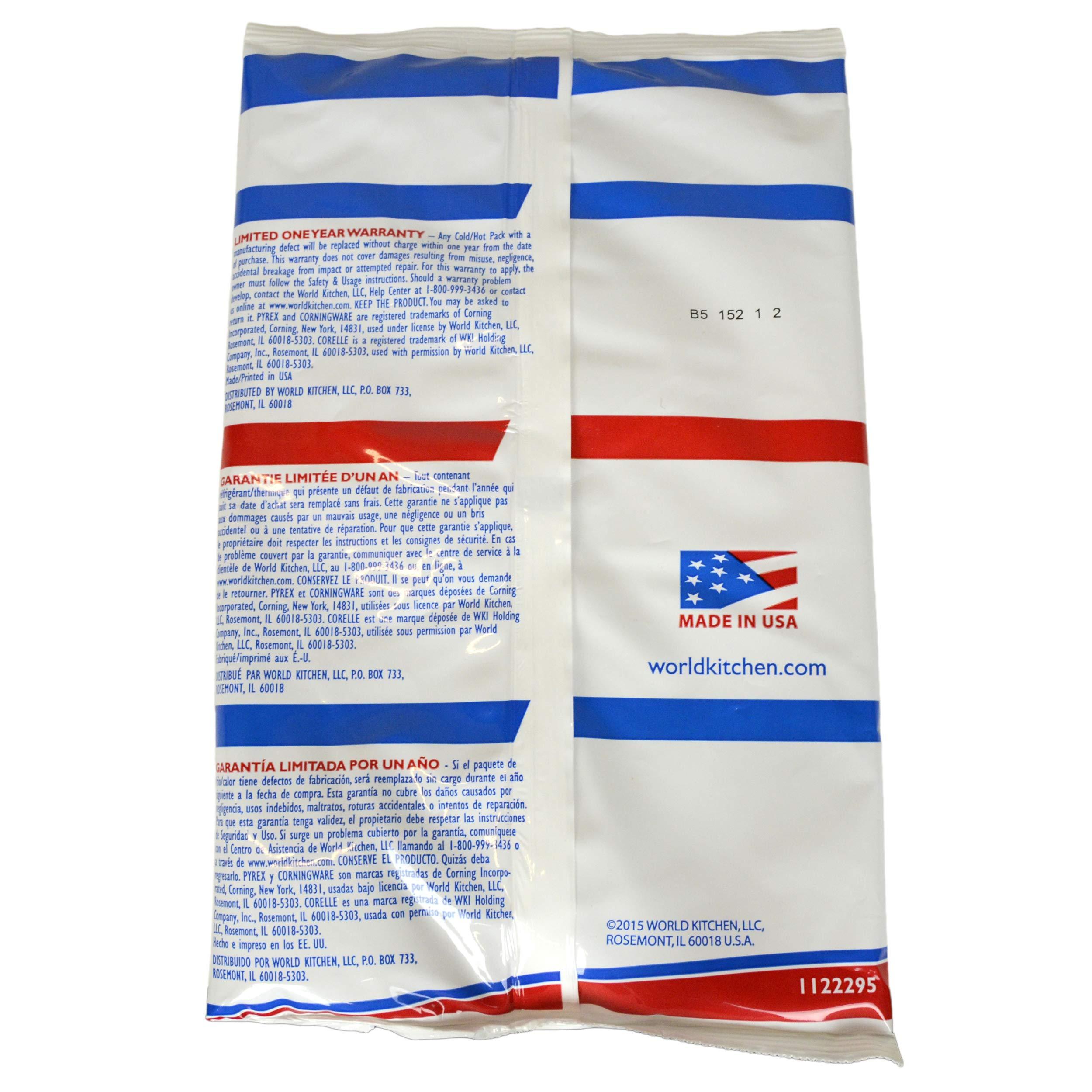 Pyrex Pyrex Portables Large 11\" x 7\" Hot/Cold Pack - 6 Pack Made in The USA