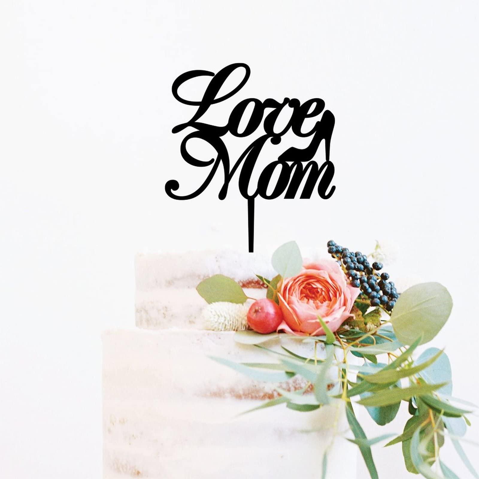 LetusZhogo Happy Mothers Day Cake Topper, Cake Topper, Mothers Day Cake Topper, Mother's Day Cake Topper, Mothers Day