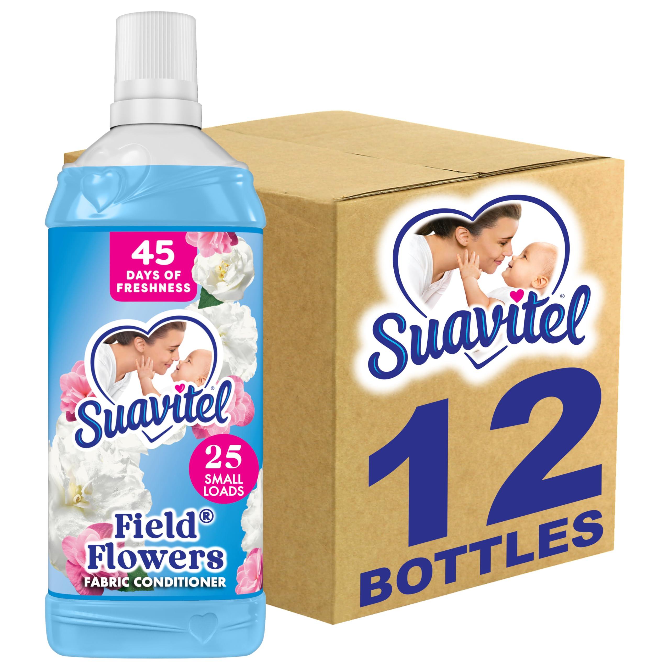 Suavitel Suavitel Fabric Softener, Field Flowers, 25 oz (Pack of 12)