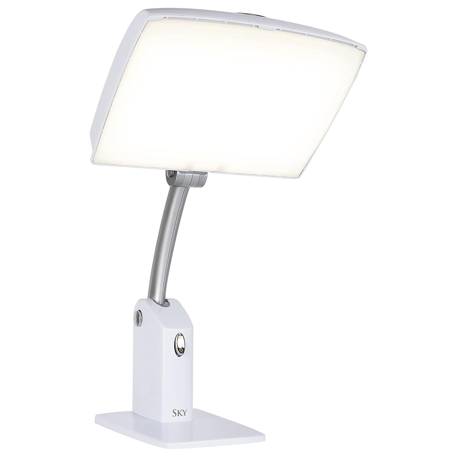 Carex Carex Day-Light Sky Bright Light Therapy Lamp - 10,000 LUX Light Therapy Lamp at 12 Inches, Sunlight Lamp, Daylight Lamp, Therapy Light for Low Energy Levels, White
