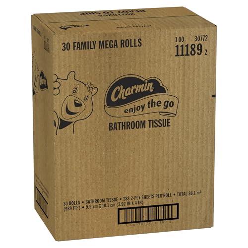 Charmin Charmin Toilet Paper Ultra Soft Cushiony Touch, 30 Family Mega Rolls = 153 Regular Rolls