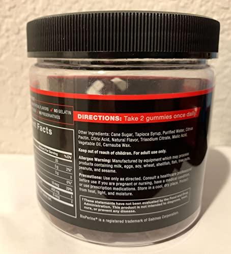 Force Factor Force Factor Black Maca Gummies, 3-Pack, Black Maca Root to Enhance Male Vitality, Increase Energy & Strength, with BioPerine for Superior Absorption, Delicious Passion Berry Flavor, 180 Gummies