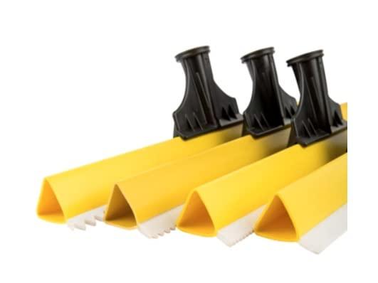 Nour Nour Coating Squeegee - Disposable Epoxy Squeegee (1, 3/16\" Notched)