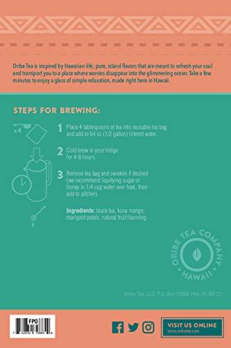 generic Oribe Tea Co.Cold Brew Iced Tea (Kona Mango Black)