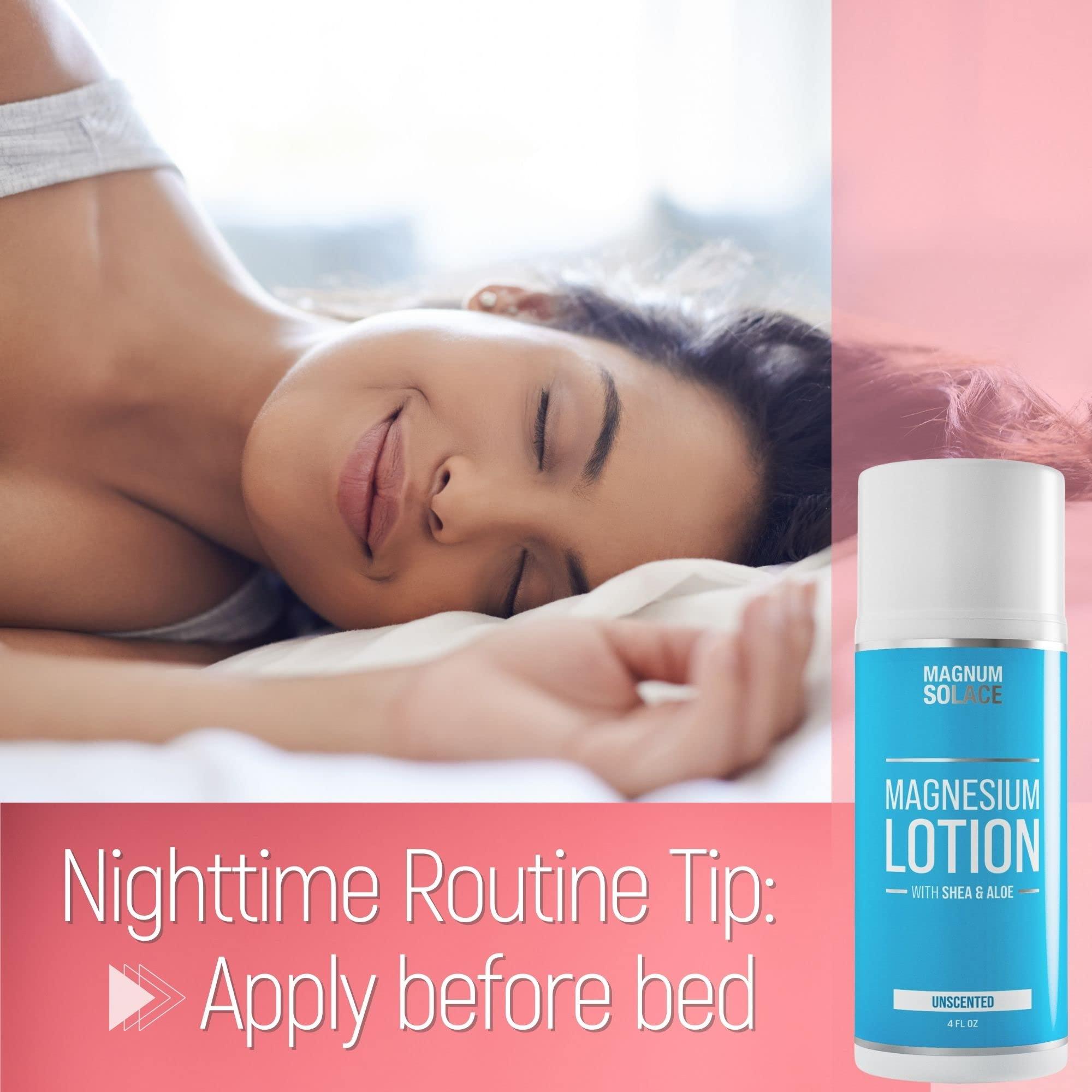 Magnum Solace Magnesium Lotion and Magnesium Oil Spray (2 Item Bundle)