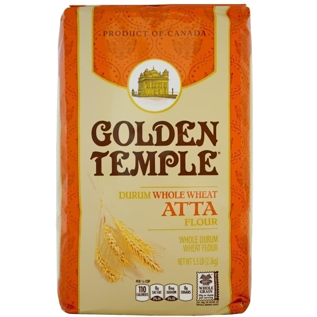 Golden Temple Golden Temple Durum Whole Wheat Atta - 5.5lbs