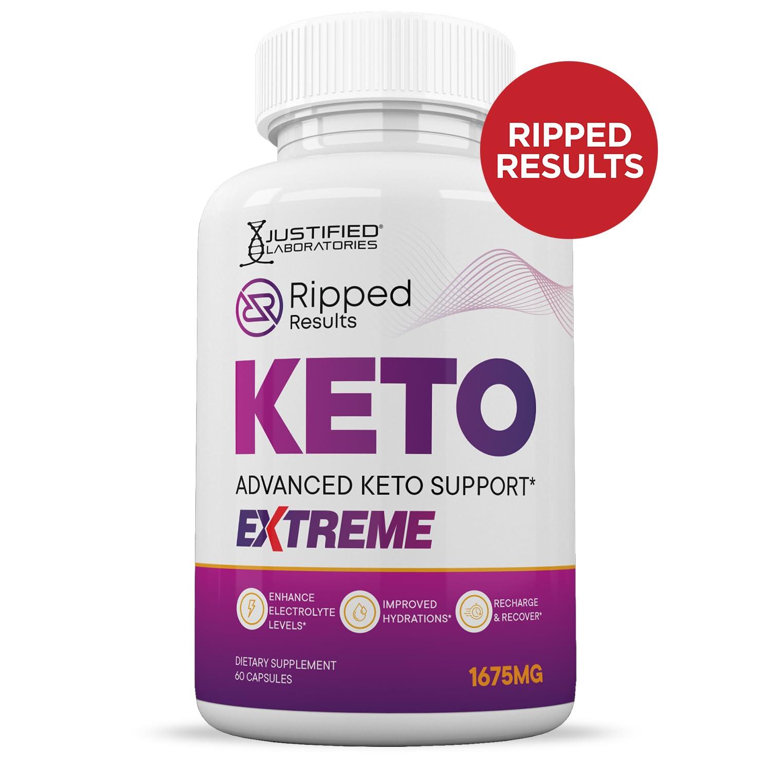 Justified Laboratories (3 Pack) Ripped Results Keto ACV Extreme Pills 1675MG Keto Support Blend Capsule Alternative Keto ACV Gummies Formulated Apple Cider Vinegar Extra Virgin Olive Oil Powder Green Tea Leaf 180 Capsules
