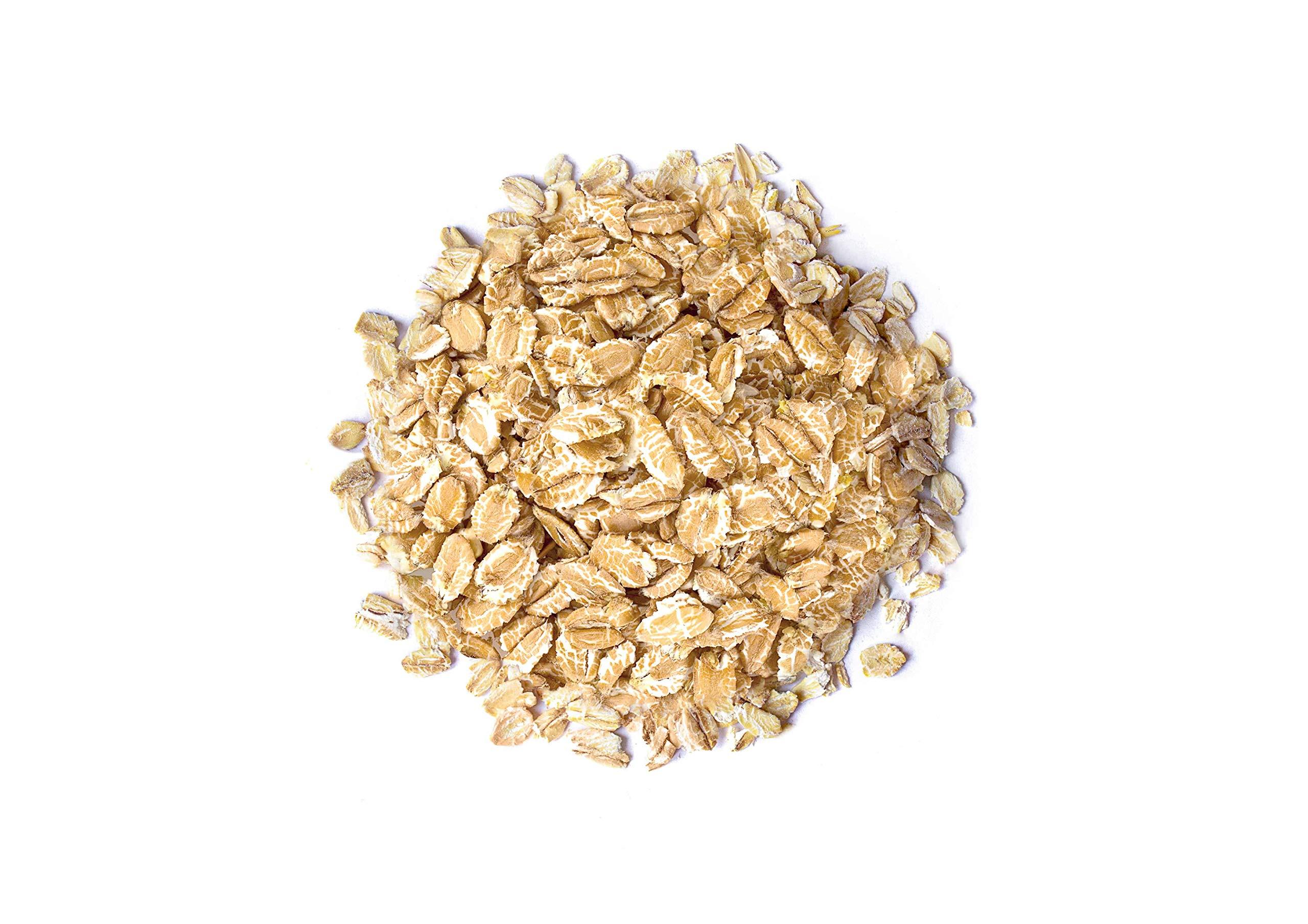 Food to Live Food to Live Organic Spelt Flakes, 14 Pounds - Rolled Spelt Made from Whole Grain Non-GMO Berries, Uncooked, Raw Whole Foods, Vegan, Kosher, Bulk, Great for Breakfast Cereal and Granola.