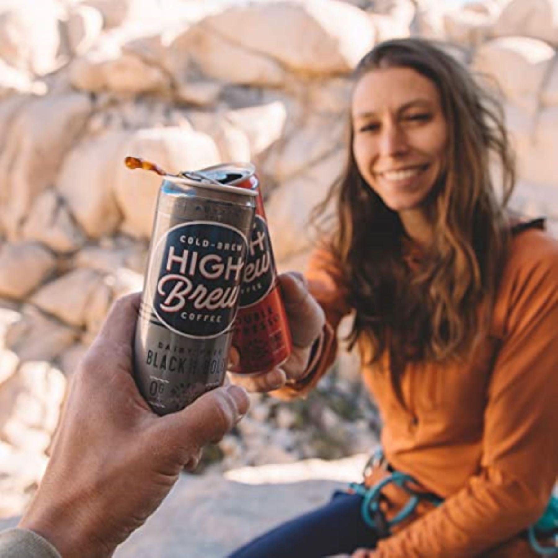 High Brew Coffee High Brew Black & Bold Cold Brew Coffee, Caffeinated, Dairy Free, 8 Ounces (Pack Of 12)