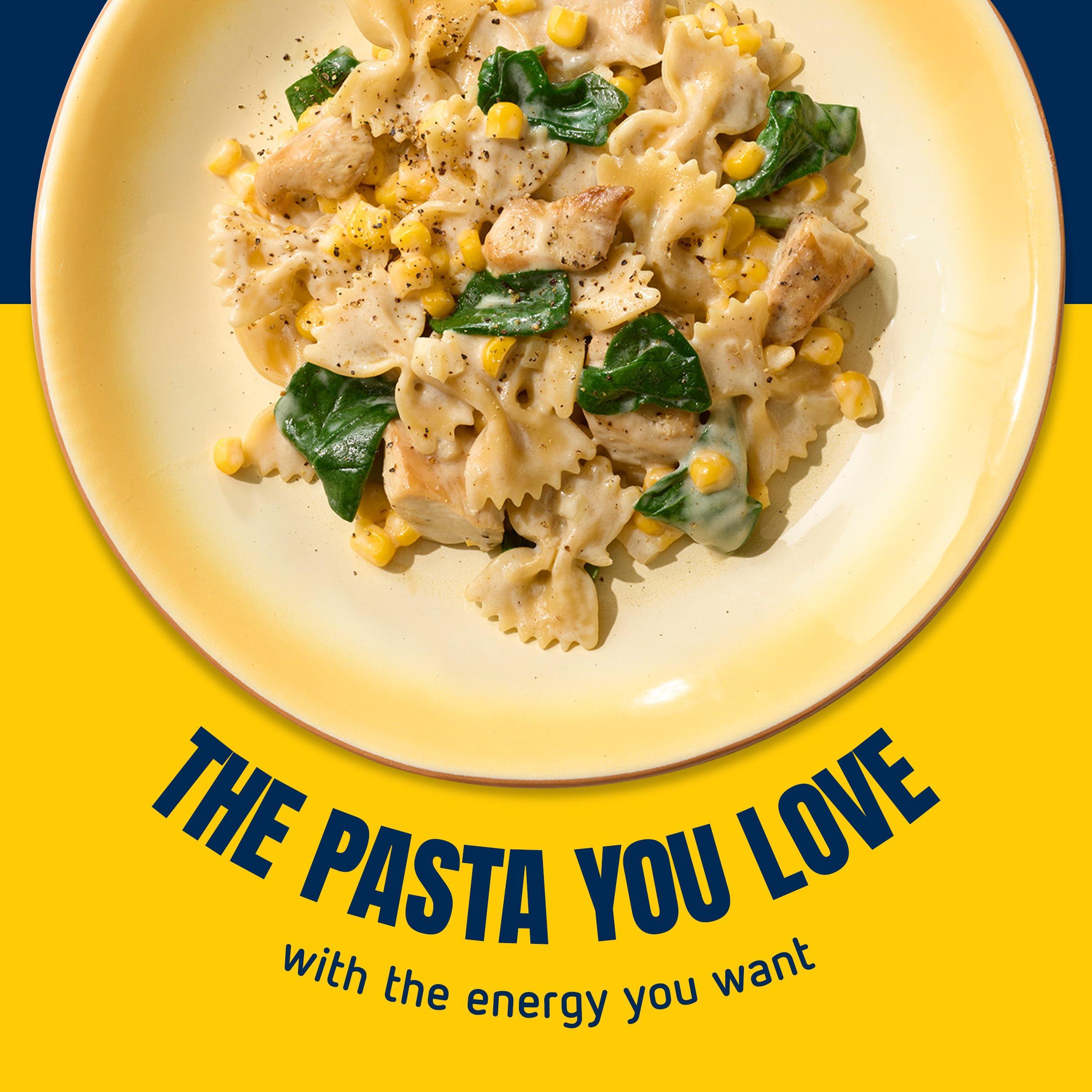 Barilla BARILLA Protein+ (Plus) Farfalle Pasta, 14.5 Ounce (Pack of 12) - plant based pasta - Made from Lentils, Chickpeas & Peas - Non-GMO, Kosher Certified and Vegan