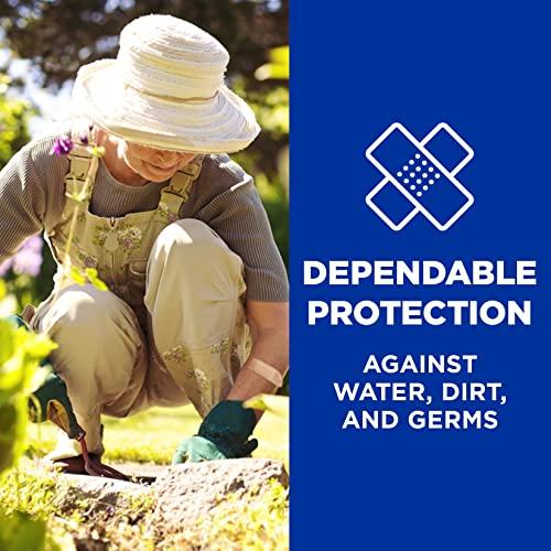 Band-Aid Band-Aid Brand Water Block Flex 100% Waterproof Adhesive Bandages for First-Aid Wound Care of Minor Cuts, Scrapes & Wounds, Ultra-Flexible Design, Sterile, Extra Large, 7 ct