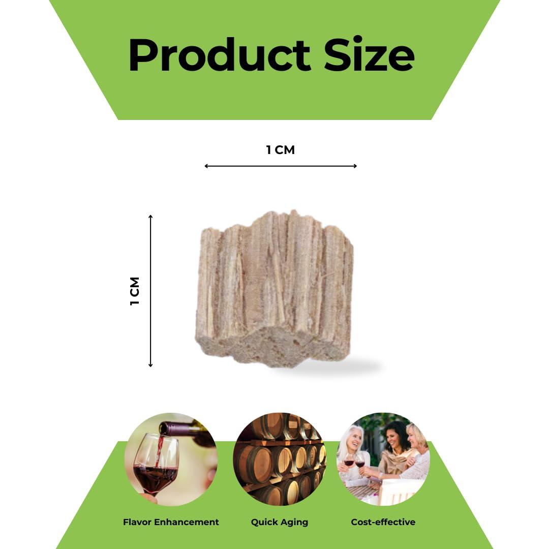 Oak Chips Inc. Oak Chips Inc. American Oak Chips Large Grade (Screened) for Brewing - Untoasted - 5 lbs - Perfect for Aging Wines, Spirits, Beer, and More!