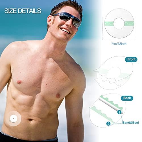 lurexes Adhesive Patches for Abbott Freestyle Libre and for Medtronic Guardian Sensor Waterproof and Sweatproof CGM Sensor Patches Continuous Glucose Monitor Protection Cover for 10-14 Days (24 Pack, Oval)