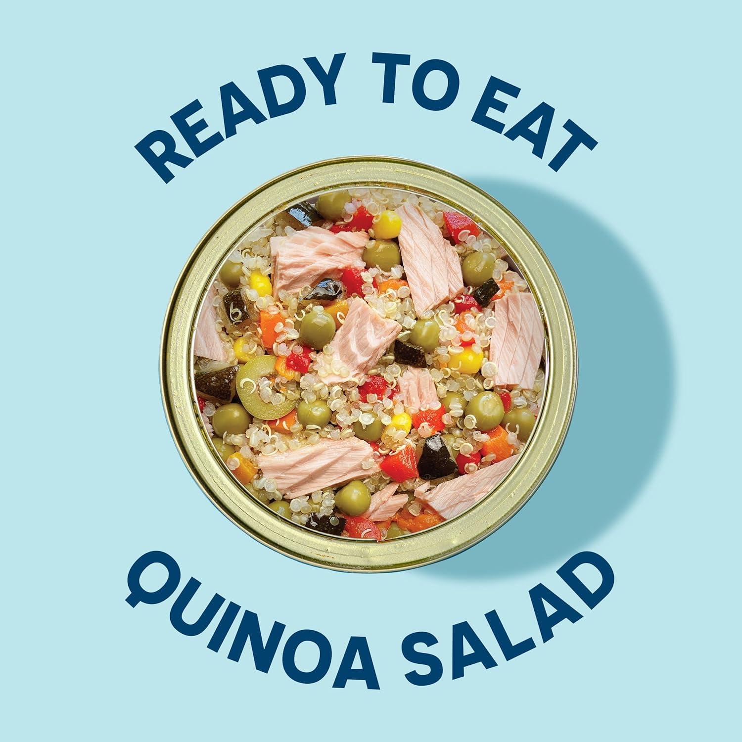 Wild Planet Wild Planet Ready-To-Eat Wild Tuna Quinoa Salad With Organic Sweetcorn, Zucchini & Peas, Tuna Salad, 5.6oz (Pack Of 4)