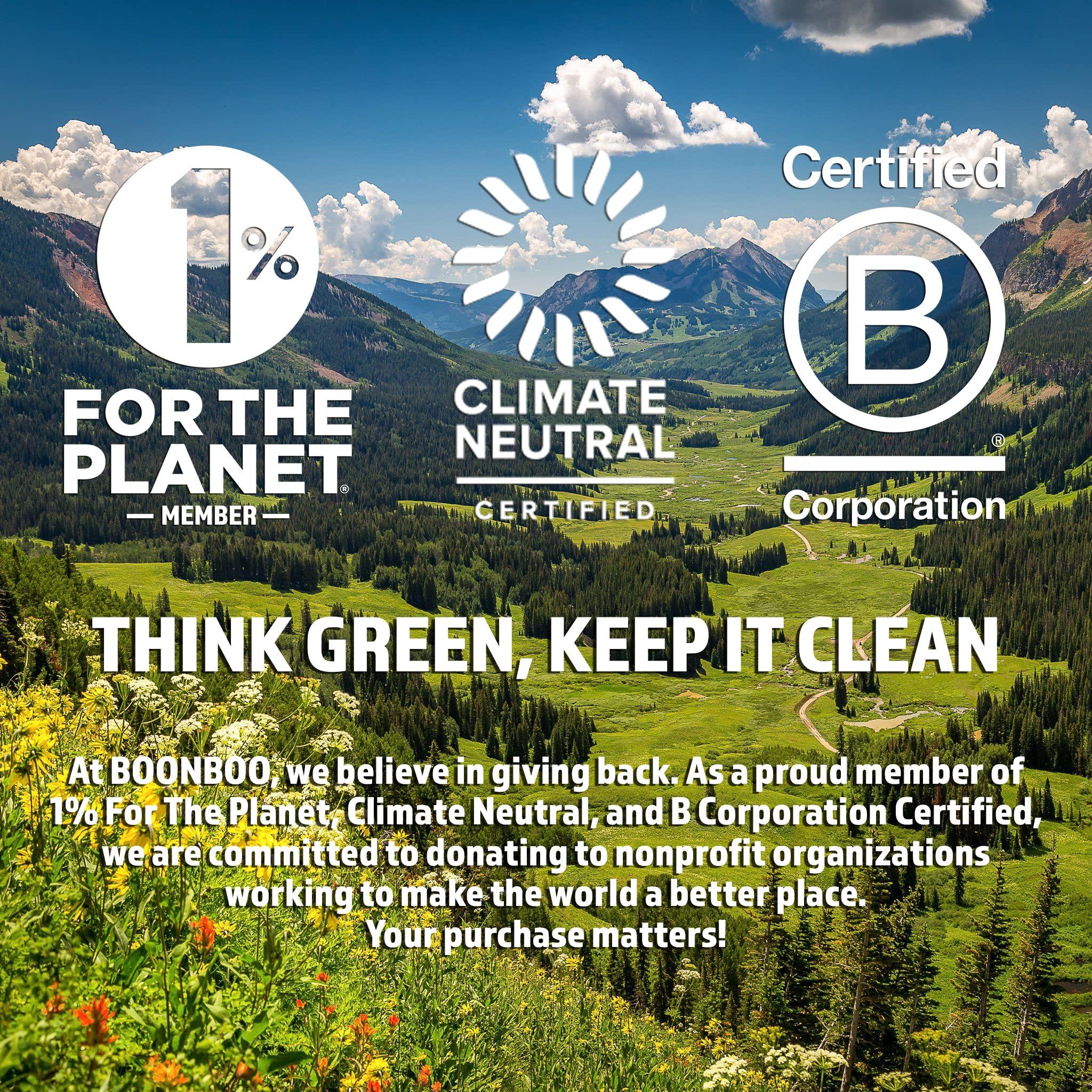 BOONBOO BOONBOO Bamboo Toilet Paper, 3-Ply Unbleached, 4 Rolls