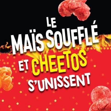 PepsiCo Foods Canada Cheetos Popcorn Flamin Hot Flavor, 180g/6.3 oz. {Imported from Canada}