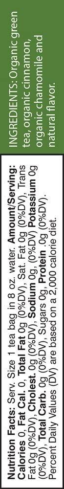 Davidson's Davidson\'s Organics, Green Tea Garden, 8-count Tea Bags, Pack of 12