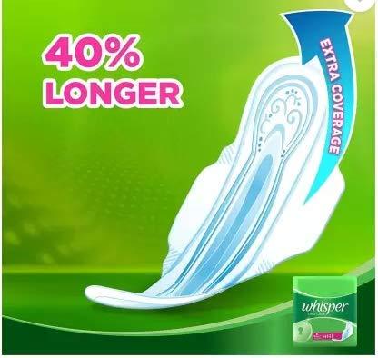 WHISPER Whisper Ultra Clean Sanitary Pads - 44 Count XL Wings Super Saver Pack Sanitary Pad