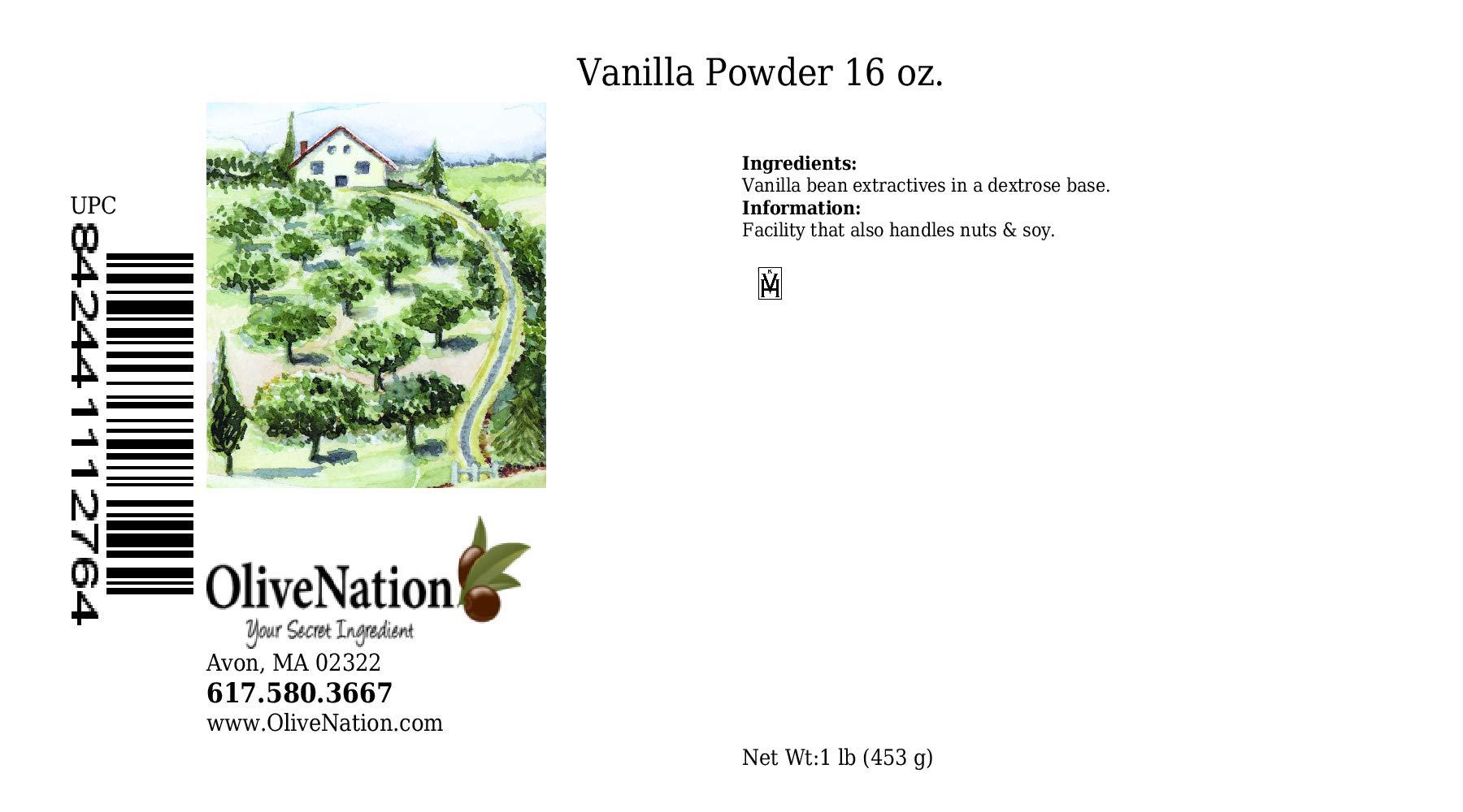 OLIVENATION Vanilla Powder 16 ounces from OliveNation