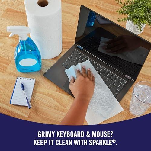 SPARKLE Sparkle Pick-A-Size Paper Towels, 24 Double Rolls = 48 Regular Rolls, Everyday Value Paper Towel with Full and Half Sheets