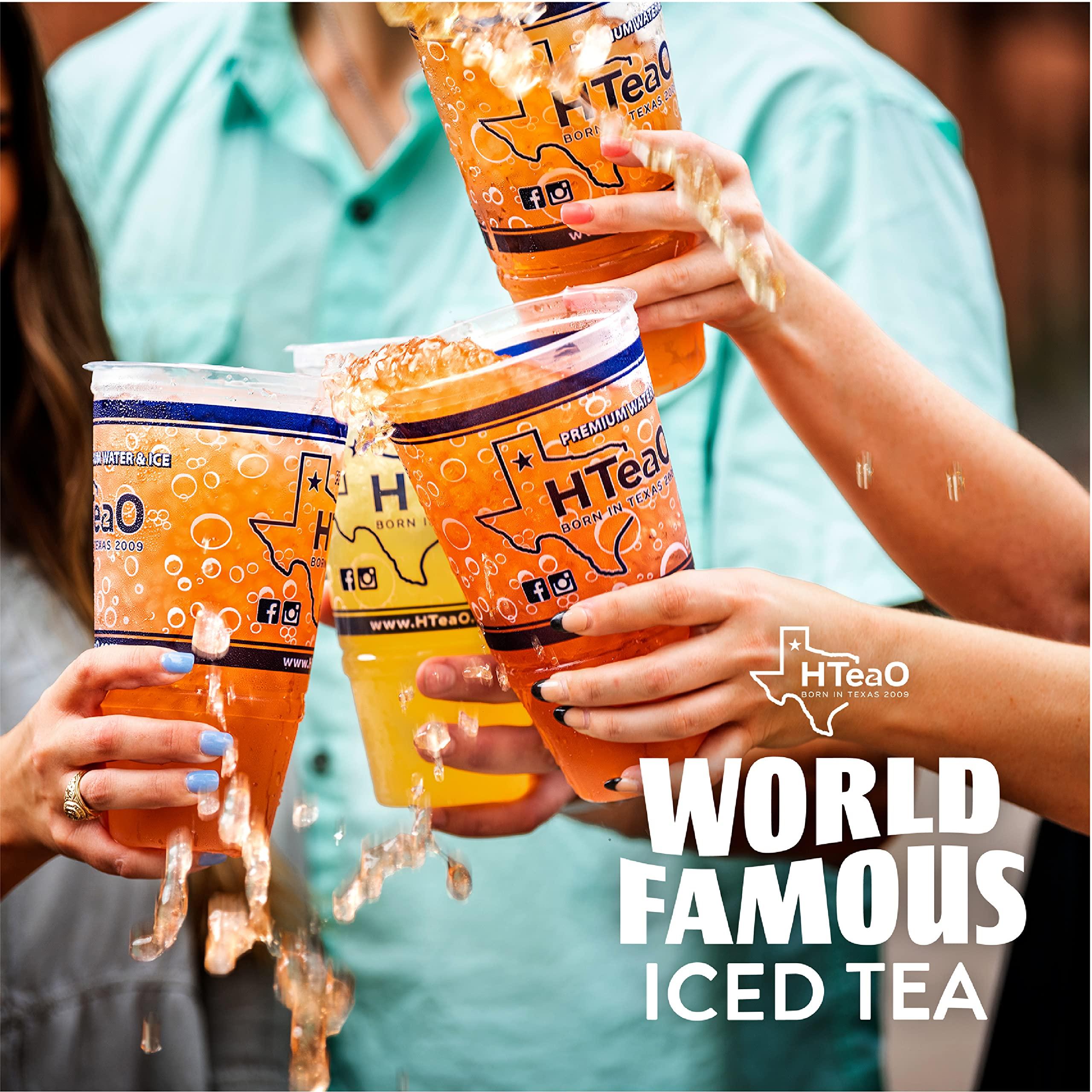 HTEAO HTeaO Mint Black Tea Mix and HTeaO Blueberry Green Tea Mix Bundle (8 Sachet Bags)