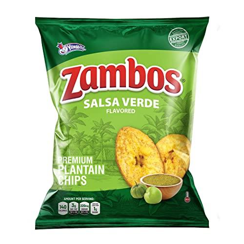 Zambos Zambos Plantain Chips Salsa Verde (Pack of 1)
