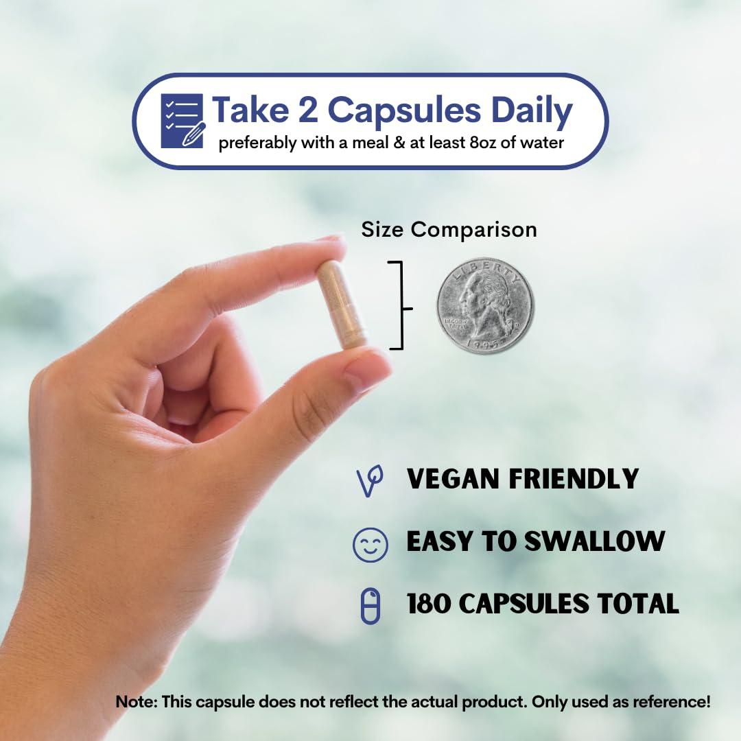 Nutriheim Nutriheim Agaricus Blazei Organic Mushroom Extract for Immune & Energy Support - 30% Polysaccharides & 180 Veggie Capsules - Non-GMO, Gluten-Free, Vegan-Friendly Supplement