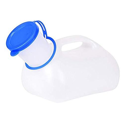 Aaron Unisex Potty Urinal for Car, Toliet Urinal for Men and Women, Bedpans Pee Bottle, with a Lid and Funnel, Plastic Can for Car, Old Man, Child and Diabetes for Camping Outdoor Travel
