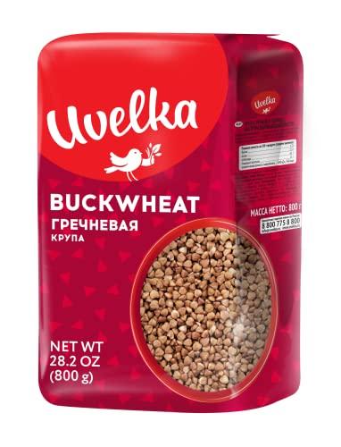 Uvelka Uvelka Buckwheat Groats 800 Gram, Pack of 6