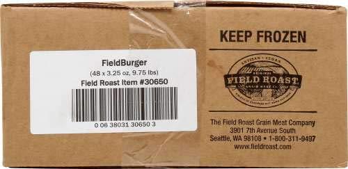 Field Roast Field Roast Vegan Fieldburger 3.25 ounces (Pack of 48)