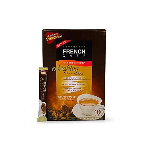 NAMYANG Namyang French Cafe Instant Coffee Mix 100 Sticks, 2Flavor Gift Pack (Original, Arabica Gold Label)