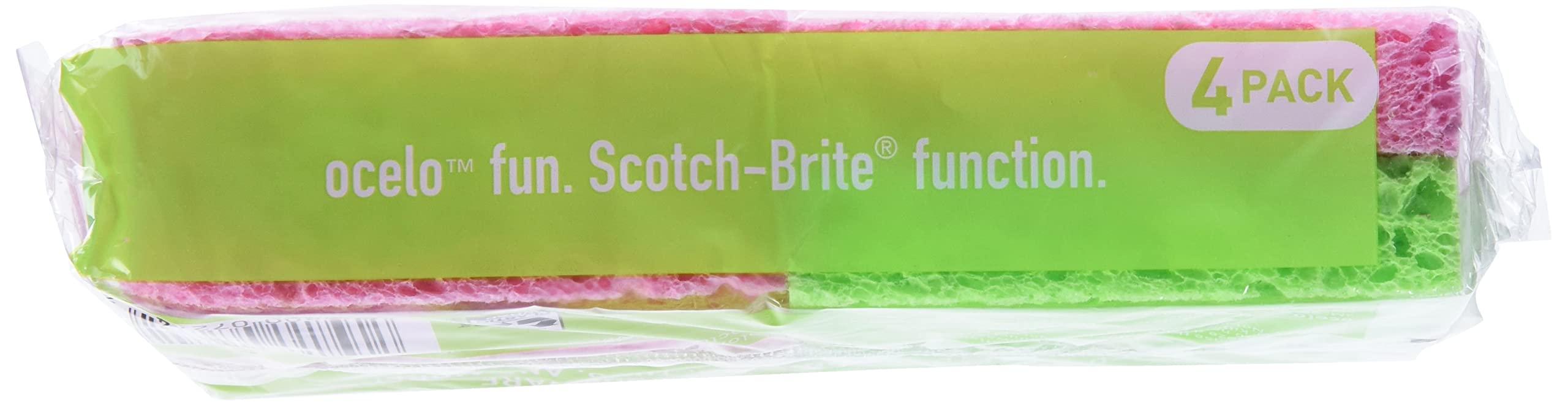 ocelo Ocelo Multi-Purpose Sponge, 4/Pack (7274-FD)