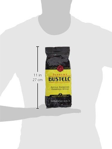 CAFÉ BUSTELO Café Bustelo Coffee, Supreme Whole Bean Espresso Style Coffee, 16 Ounces, 6 Count