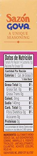 Goya Goya Foods Sazón Seasoning with Coriander & Annatto, 3.52 Ounce (Pack of 18)