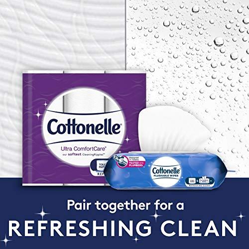 Cottonelle Cottonelle Ultra ComfortCare Toilet Paper, 6 Mega Rolls, Soft Bath Tissue (6 Mega Rolls = 24 Regular Rolls)