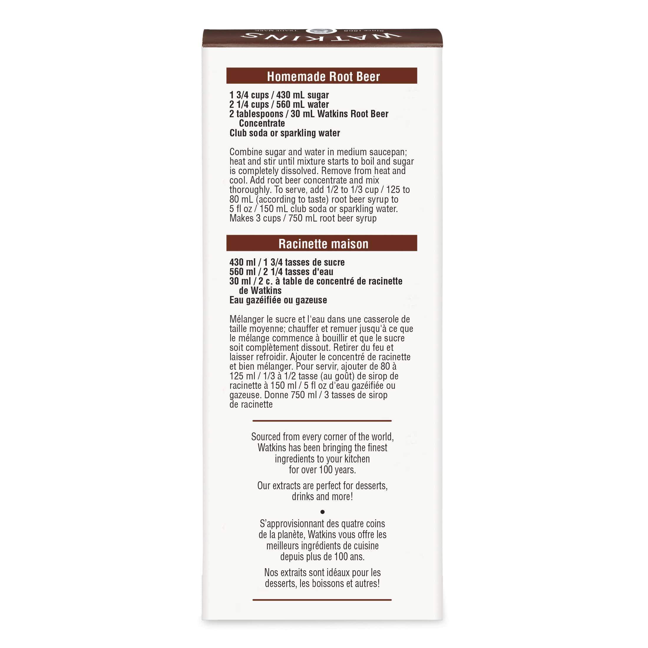 Watkins Watkins Root Beer Concentrate, 2 oz. Bottles, Pack of 6 (Packaging May Vary)