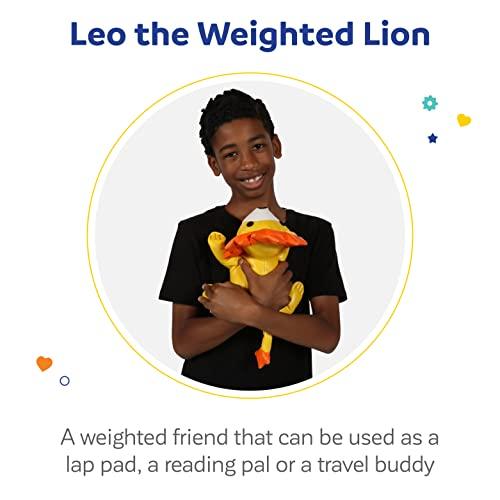 Fun and Function Fun and Function Leo The Weighted Lion - Weighted Stuffed Animal - Weighted Animals for Sensory Kids - Weighted Sensory Stuffed Animal for Ages 18 Mos+