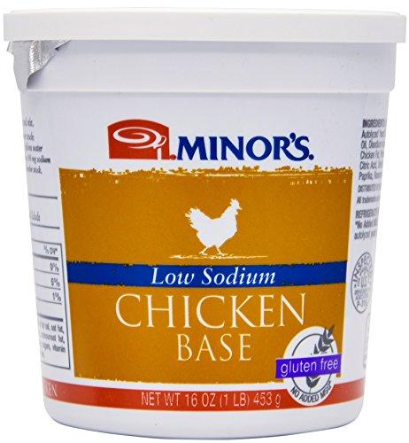 MINOR'S Minor's Chicken Base, Low Sodium, 16 Ounce