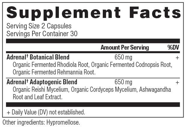 Ancient Nutrition Adrenal Support with Ashwagandha Supplement by Ancient Nutrition, Helps Reduce Stress & Fatigue, Paleo and Keto Friendly, Gluten Free, 1300mg, 60 Capsules