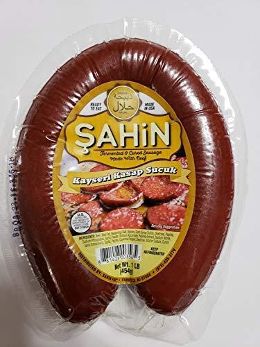 Sahin Sahin Halal Kayseri Style Butcher Soudjouk Sujuk Sucuk