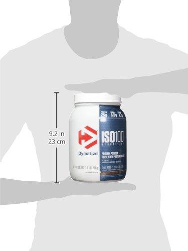Dymatize Dymatize ISO 100 Whey Protein Powder with 25g of Hydrolyzed, Chocolate, 1.6 Pound (Pack of 1), 25.6 Ounce